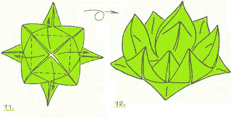 Spring-star Diagram Origami design, Origami diagrams, Origami paper art