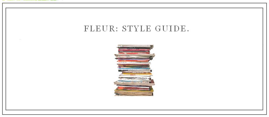 fleur: style guide.