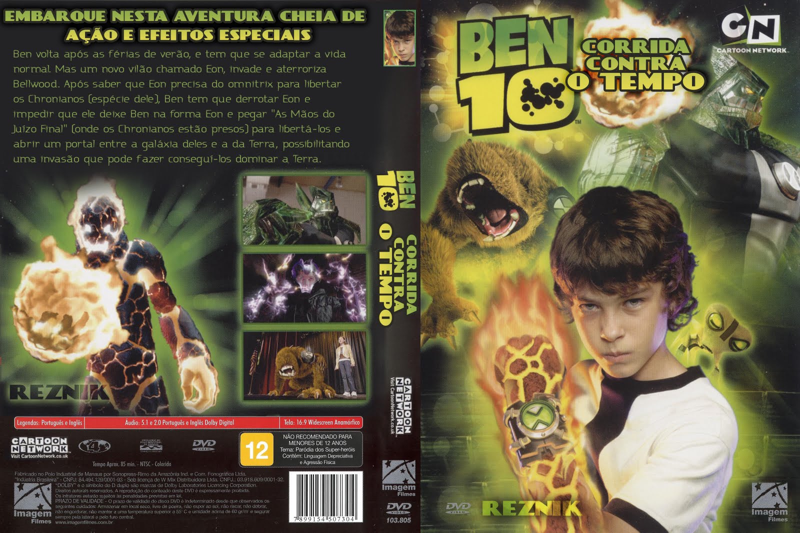 BEN 10: A CORRIDA CONTRA O TEMPO - DVD – the-bestmusic