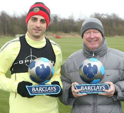 Barclays Player and Manager of the Month awards for January 2011