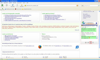 Babilejo sur ĉefpaĝo de lernu.net