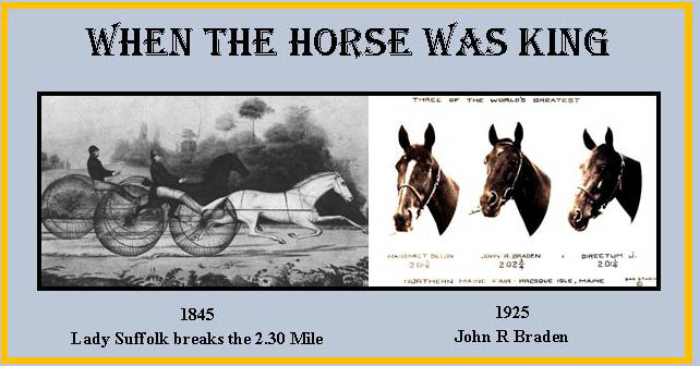 When the Horse was King --1845 to 1925