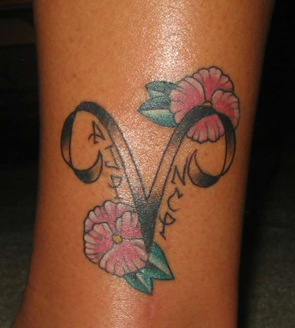 female ankle tattoos. house around the ankle tattoos