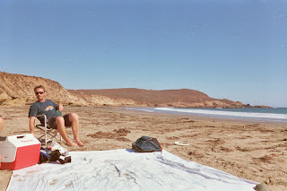 Dave on an empty Mexican beach