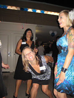 Smiling Megan on the dance floor!