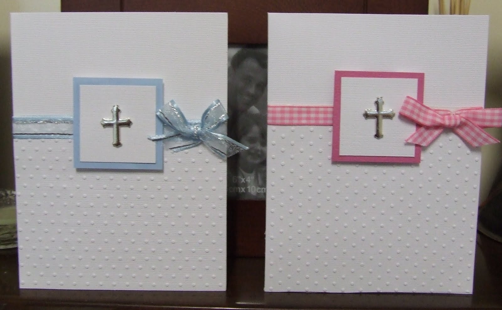 Amazing Christening Card Ideas To Make Part - 5: I Decided To Keep It Clean U0026 Classic - Sheu0027s Really Happy With It :) I Was Pleased How It Turned Out And Decided To Make A Girl Christening Card Too.
