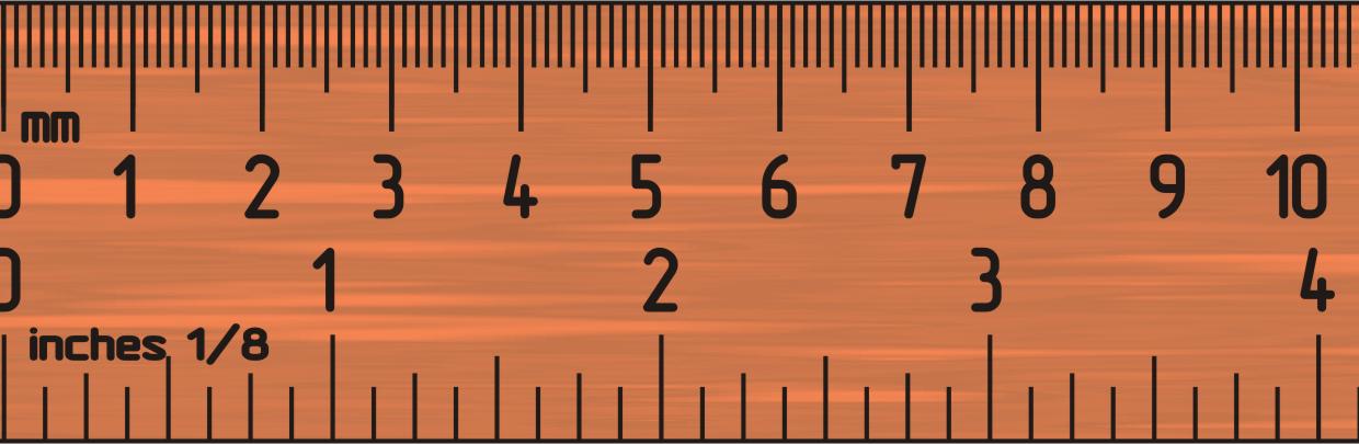 Here is a ruler.