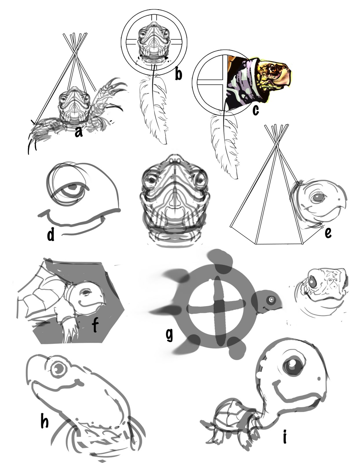 Logo Thumbnail Sketches