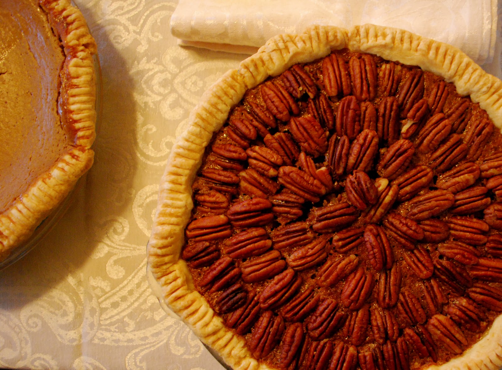 my madeleine Pecan Pie