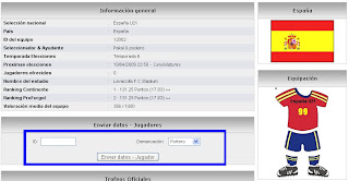 Tutorial: cómo subir jugadores a la base de datos de su Selección Nacional