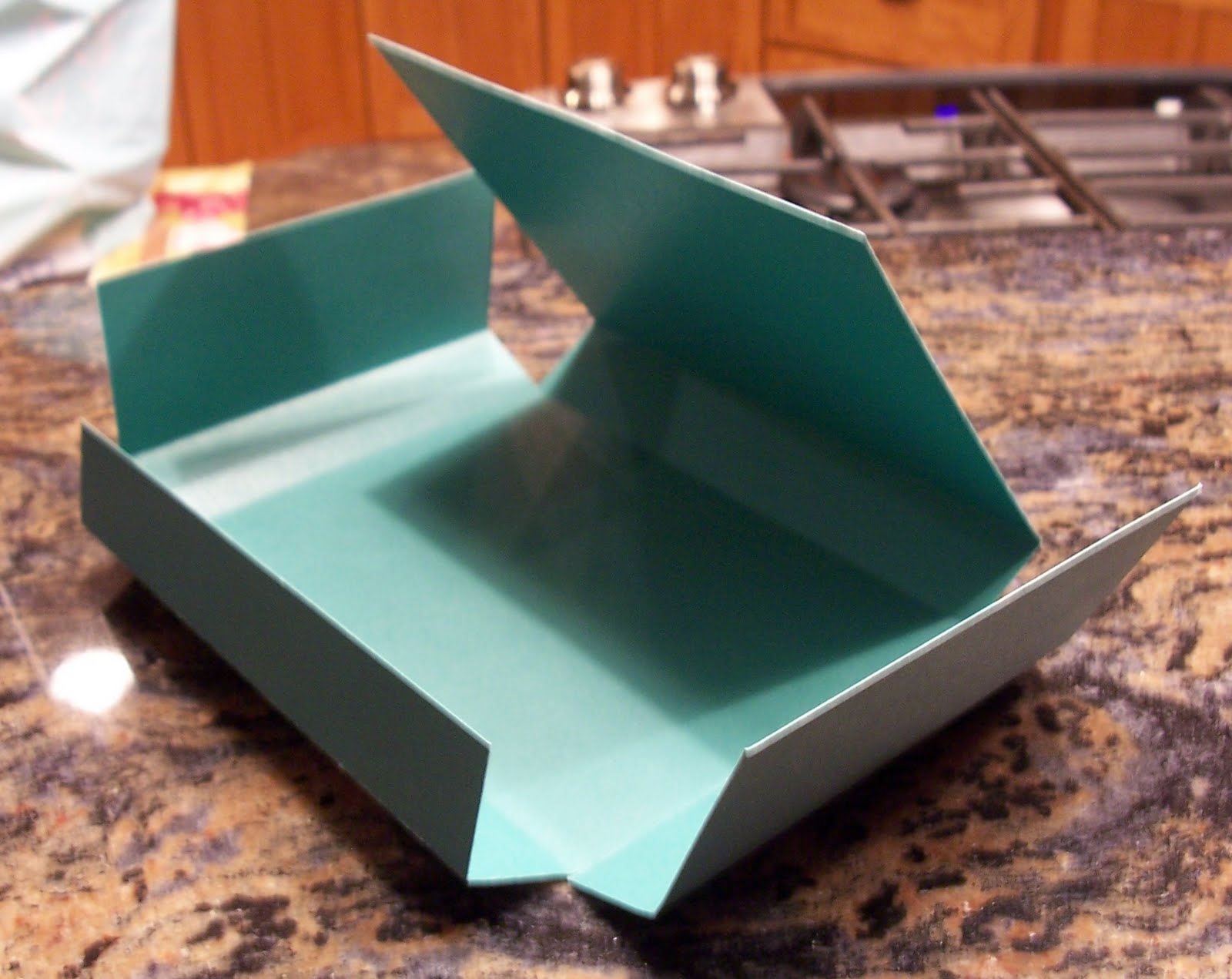 Paper Crafting with Creative Vision A2 Card box tutorial by Chelsea