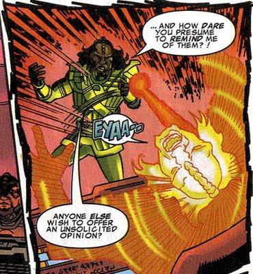 In fact, TWO Klingon goons die this way in this very issue
