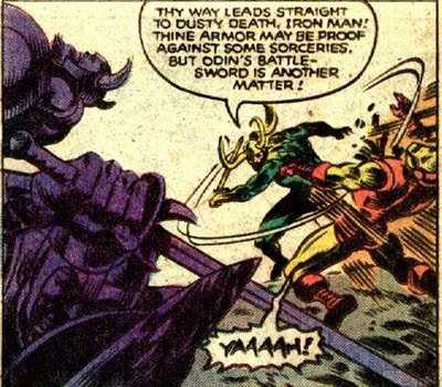 What are we gonna tell Iron Man's creative team?