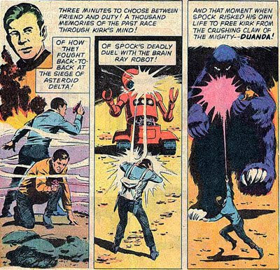 And there was that time Spock faced a monster from the early Marvel Comics