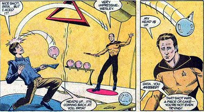 That's what I call spiking the ball