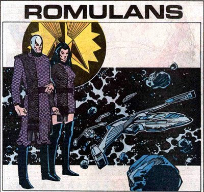 Romulans also rock the mini-skirt