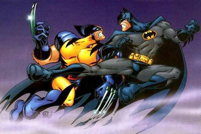 The dark knight versus the bright yellow knight