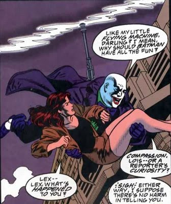 Both Lex and the Joker had a love affair with purple and green, after all