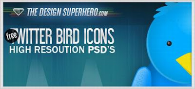 Twitter Lover: 12 Free Twitter Bird Icons