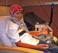 Electroencephalography, or EEG, uses electrodes on the scalp and held in place by a cap to measure underlying brain activity.