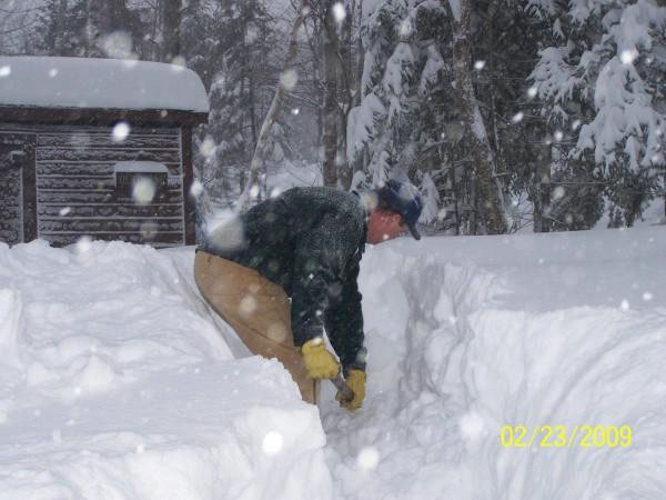 WINTER UP NORTH AT CAMP