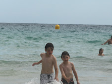 The Kids at Cala Mayor Beach (Our Beach)