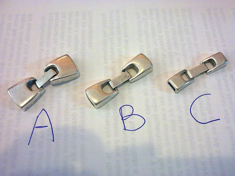 A 13X3MM, B 10X3MM, C 7X3MM CIERRES PARA CORDONES DE 3MM