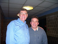 Former Mile World Record holder and present Kansas Congressman Jim Ryun and Rams Coach Jack Heath