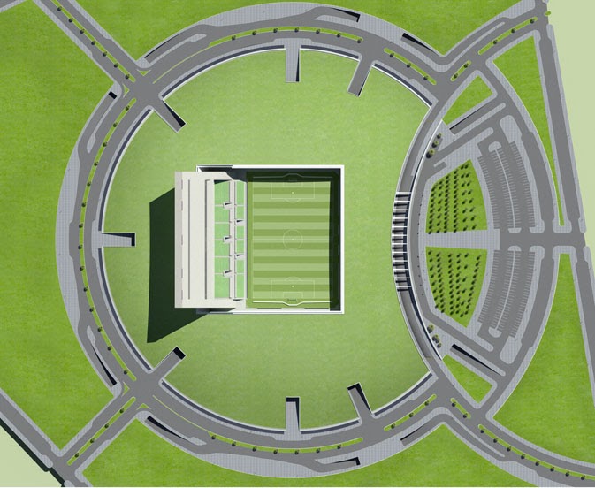 Qatar "Wall", il primo stadio interrato e i Mondiali del 2022