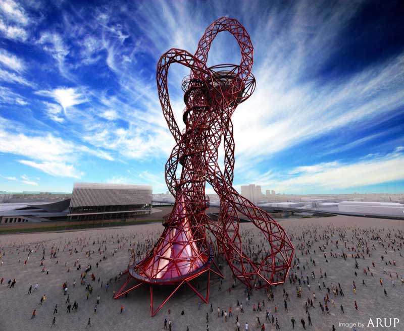 arcelormittal orbit tower, londra