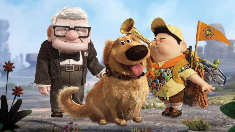 cane up, dug the dog