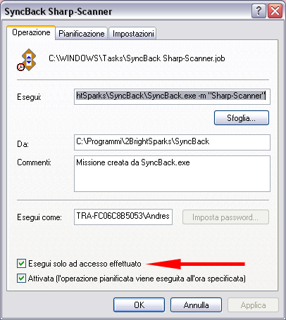 guida, syncback