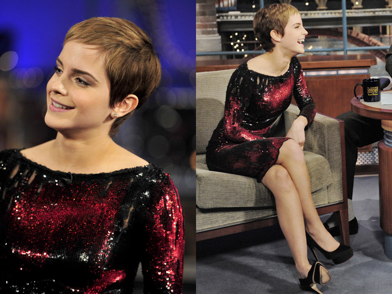 emma watson david letterman show 2010