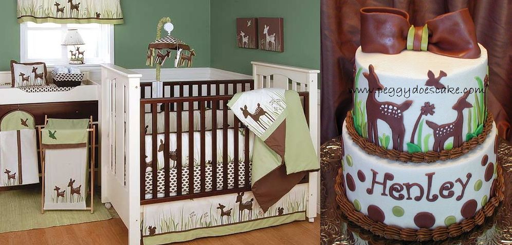 deer nursery bedding decor