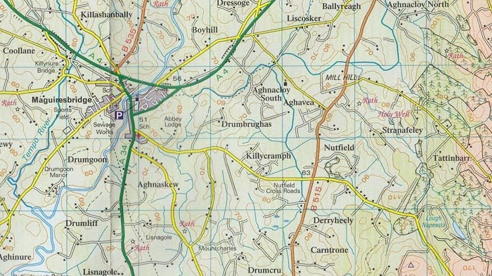 Townland Maps Northern Ireland New Maps Of Ulster: Townlands