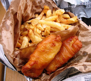 Mmmm...chips, the irony is that, while thinking of this technical PR post last night, I actually had to have chips for tea!