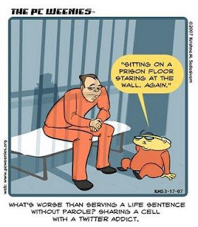 A funny cartoon about Twitter in prison. Not that relevant to engineering PR really, but still funny.