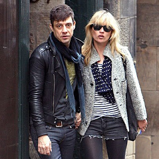 Kate Moss and boyfriend Jamie Hince.