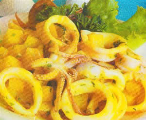 Picante de calamares recetas