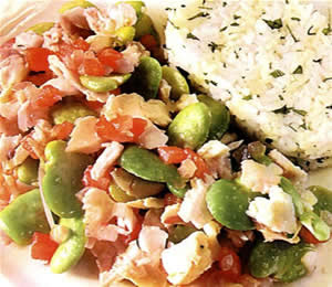 Guiso de habas con sardina recetas de cocina