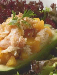 Palta rellena de cangrejo recetas
