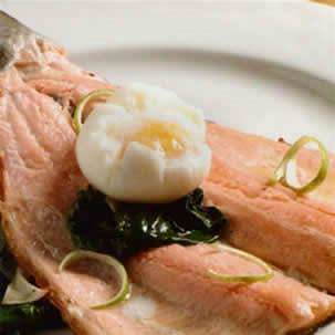 Trucha y espinaca recetas