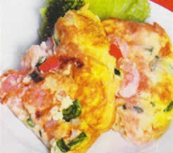Tortilla de langostinos recetas
