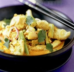 Pollo con curry de limoncillo recetas