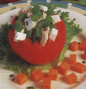 Tomates rellenos light recetas