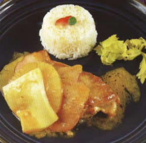 Pollo a la tahitiana con piña recetas