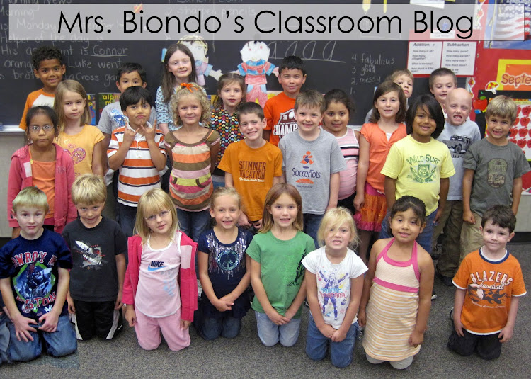 Mrs. Biondo's Classroom Blog