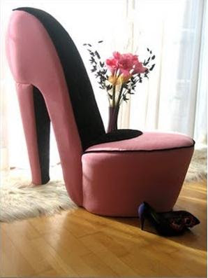 J Adore Le Style High Heel Shoe Chair