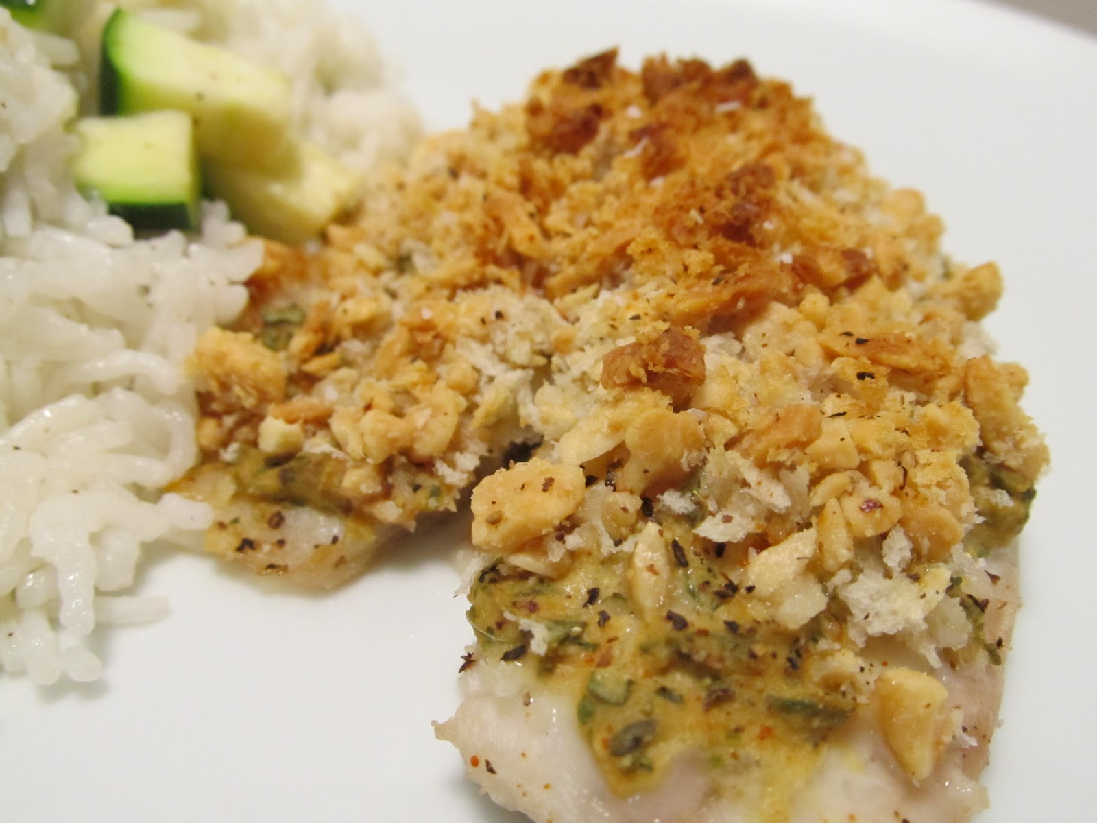 Jenn's Food Journey Herb Crusted Tilapia