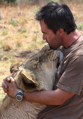The Man Who Speaks With Lions Seen On www.coolpicturegallery.us The Man Who Speaks With Lions Seen On www.coolpicturegallery.us